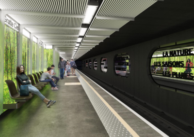 Station de métro Gratte Ciel