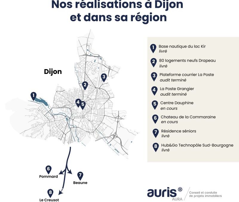 Auris AURA ouvre une agence à Dijon pour accompagner vos projets immobiliers