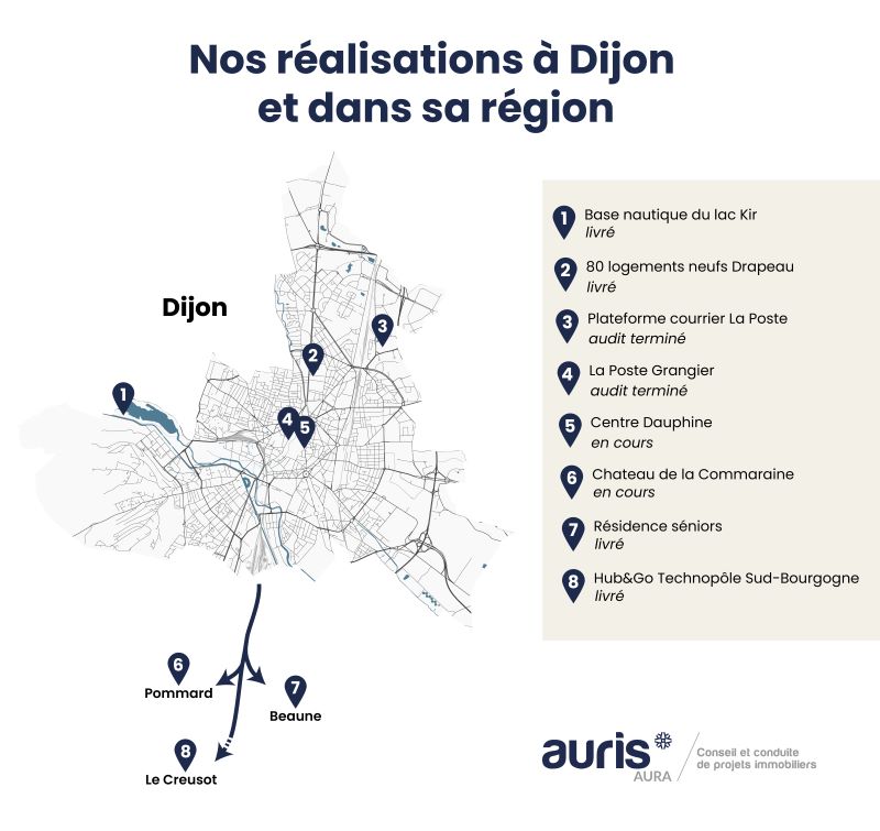 Réalisations dans le dijonnais – Auris AURA – AMO, MOEX, économie Réalisations dans le dijonnais - Auris AURA - AMO, MOEX, économie